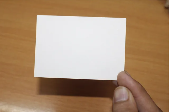 card, note, hand, brown note. Landing page software buyer personas: the evidence card method, with a worked hypothetical example