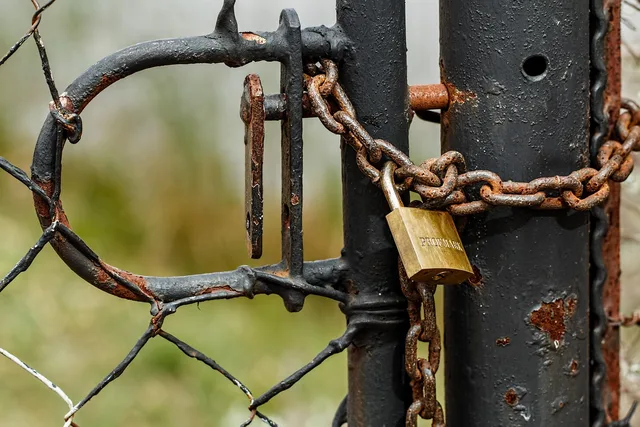 padlock, lock, chain, gate, keep out, security, safety, fence, closed, old, rusty, rust, locked, forbidden, secure, entrance, chained, access, privacy, padlock, padlock, padlock, padlock, padlock, lock, keep out, keep out, forbidden, privacy. Choosing a survey tool for landing page research with privacy as a gate, not a score